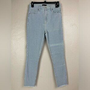 Abercrombie & Fitch Simone High Rise Ankle Pinstripe Jeans 27x26 Women's 4R NWT